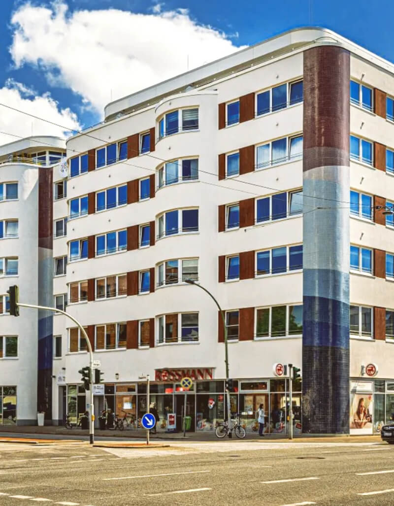 Wohnanlage in Bremerhaven von außen
