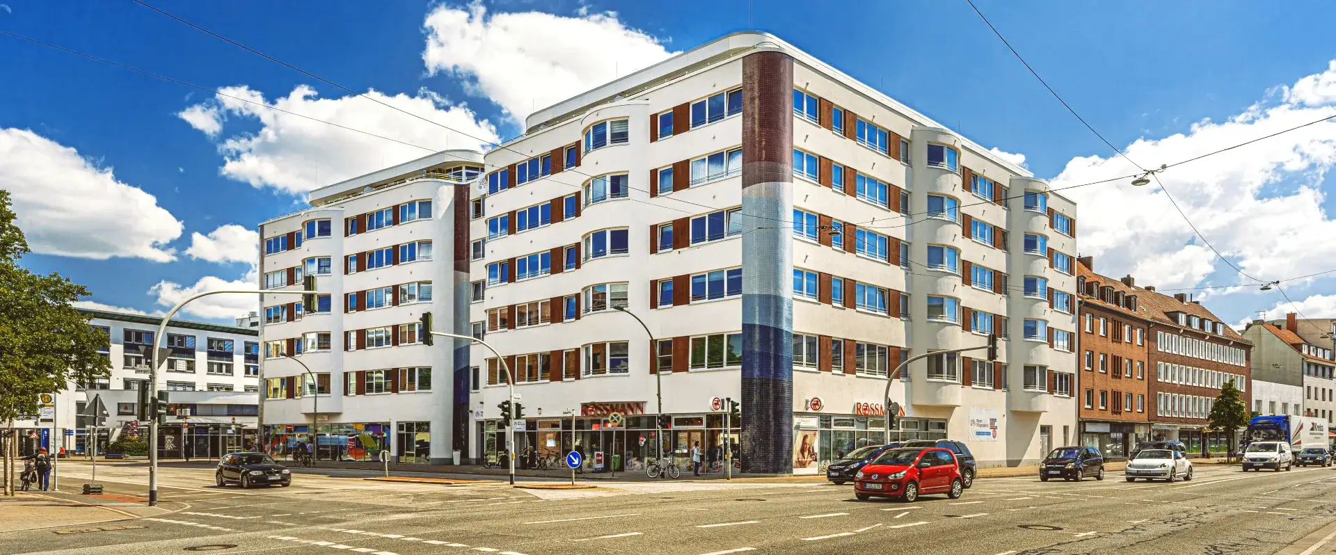 Wohnanlage in Bremerhaven von außen