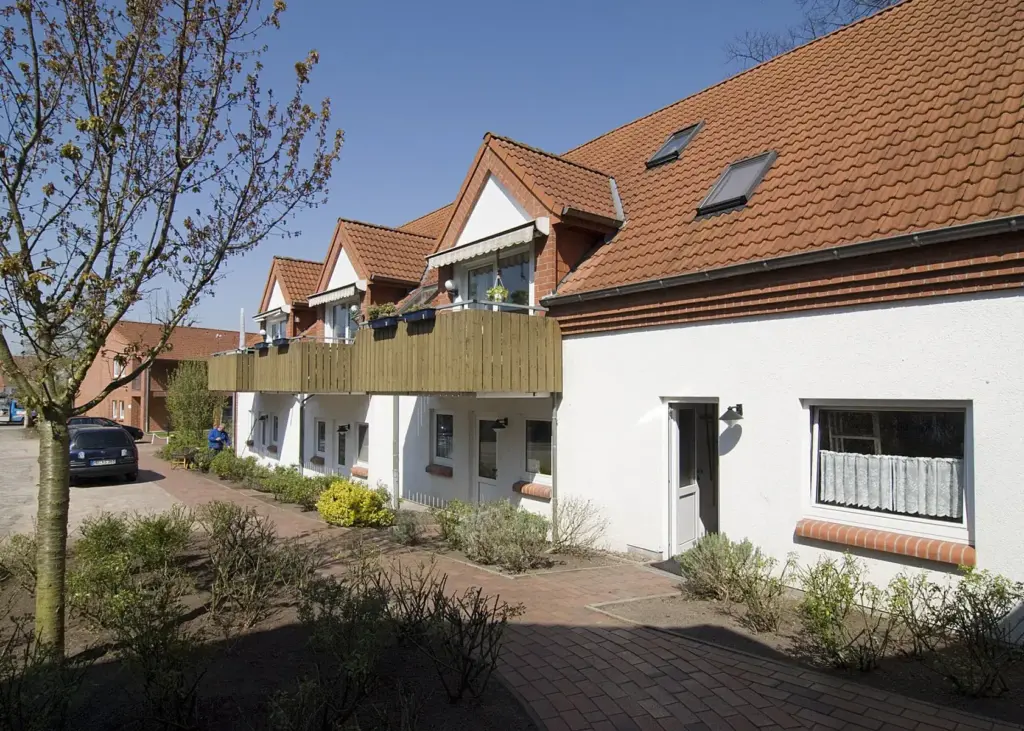 Reihenhaus der Wohnanlage des Betreutes Wohnen in Arsten