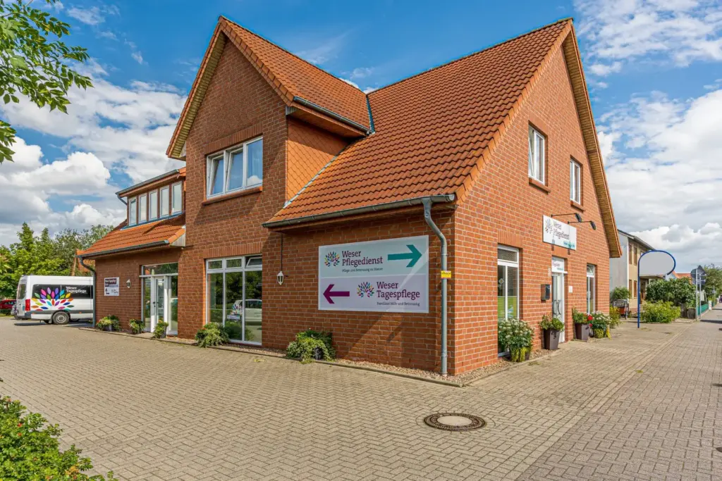 Gebäude der Tagespflege in Stuhr von außen