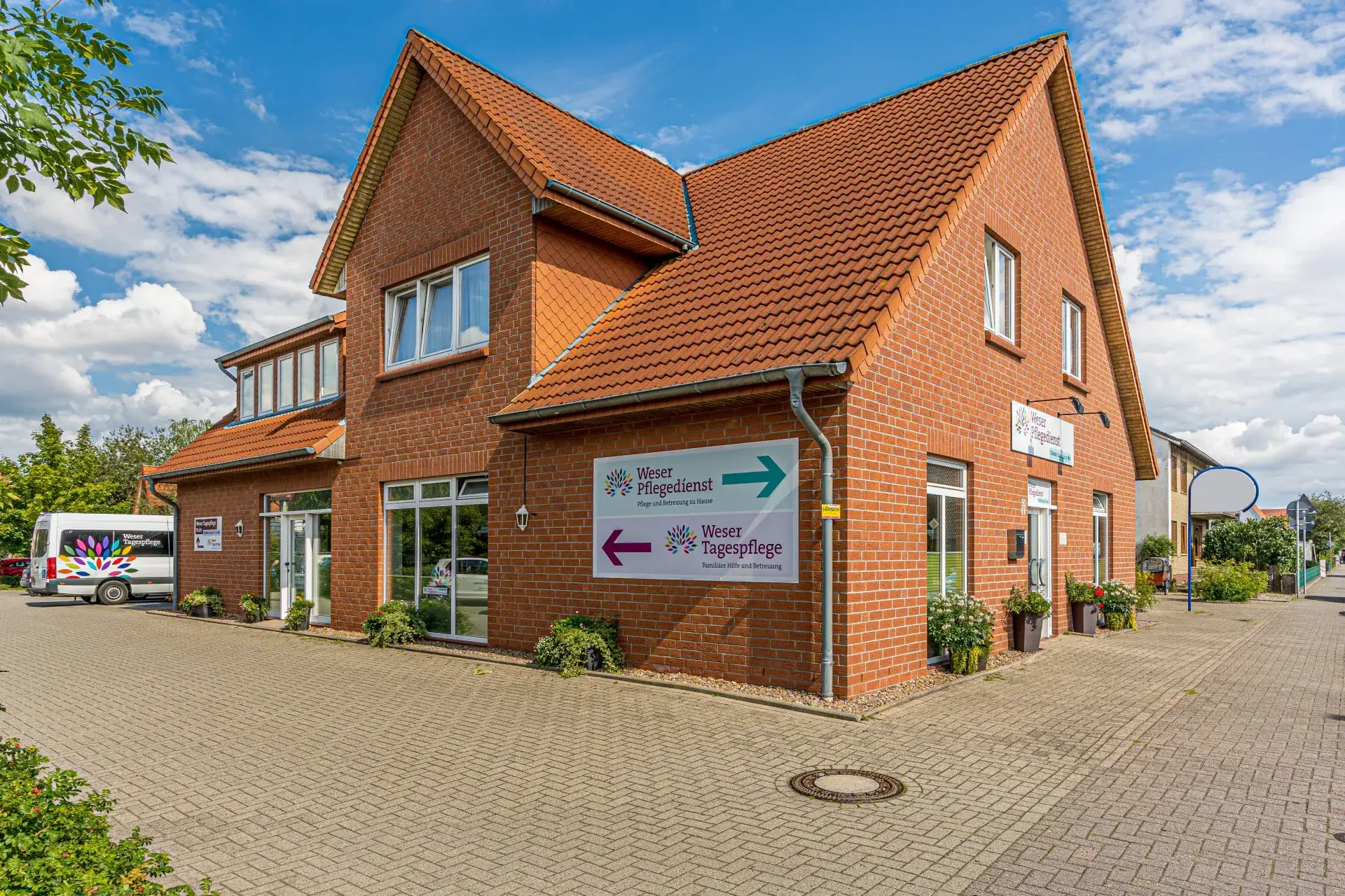 Gebäude der Tagespflege in Stuhr von außen